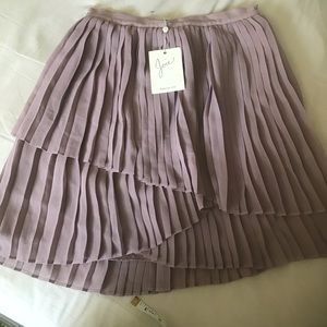 COPY - NWT Joie dusty purple pleated mini skirt